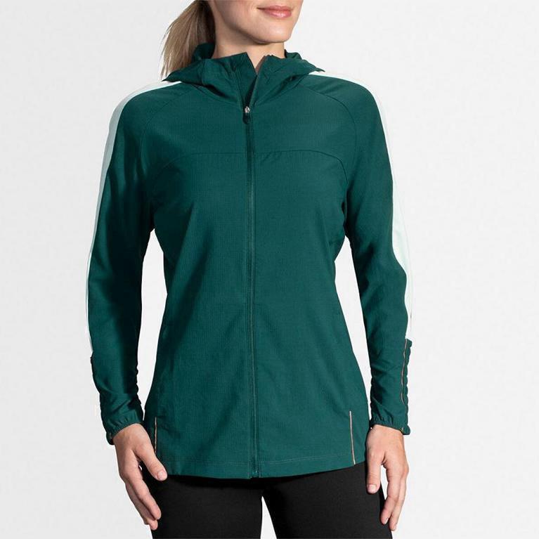 Brooks Canopy - Chaquetas Mujer - Verde (QK5784219)